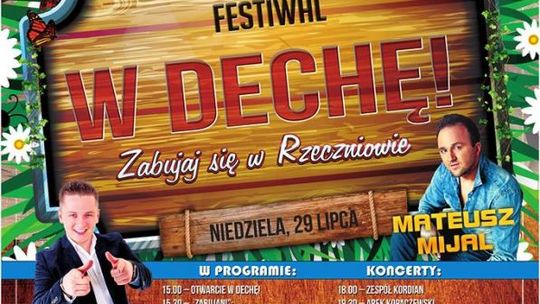 Rzeczniów. Festiwal w Dechę! już w niedzielę