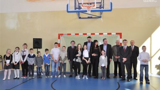 Sala gimnastyczna w PSP 17 po gruntownym remoncie