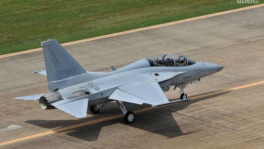 Samolot produkcji koreańskiej na Air Show w Radomiu