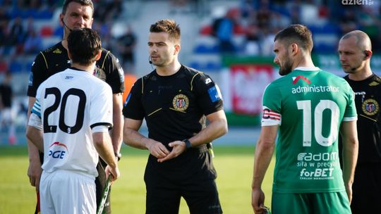 Sebastian Krasny z Krakowa posędziuje mecz Radomiaka Radom z Wartą Poznań