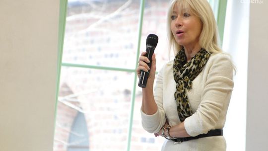 Sędzia Anna Maria Wesołowska w I LO w Radomiu