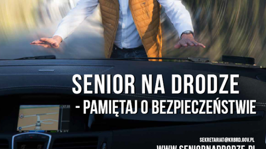 Senior na drodze - pamiętaj o bezpieczeństwie