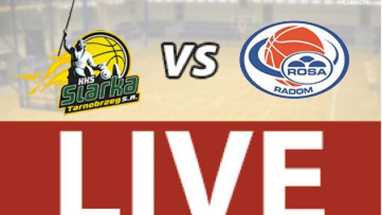 Siarka Tarnobrzeg - ROSA Radom 61:75 (zapis relacji)