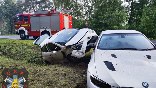 Siczki. Jedna osoba trafiła do szpitala