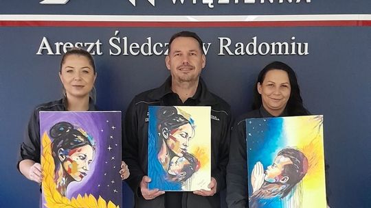 Skazani z radomskiego aresztu namalowali obrazy na WOŚP