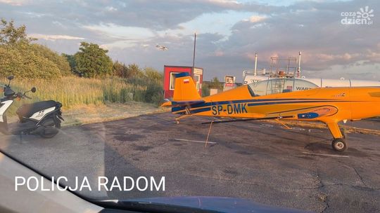 Skuter zderzył się z... samolotem