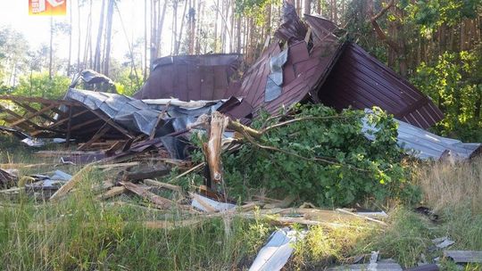 Skutki burz nad Radomiem