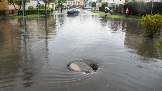 Skutki ulewy. Kilkadziesiąt interwencji