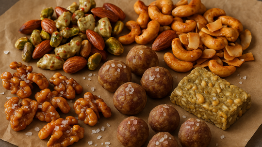Słodko-słone przekąski: orzechy w nowej odsłonie