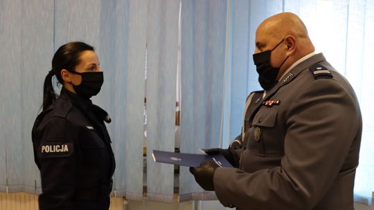 Ślubowanie nowych policjantów