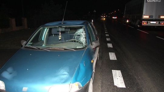 Śmiertelne potrącenie w Goździe. Zginął 61-letni mężczyzna