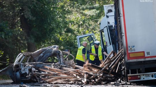 Śmiertelny wypadek na DK12 