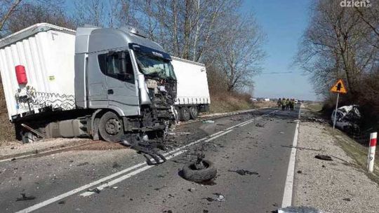 Śmiertelny wypadek w Opactwie. DK48 zablokowana
