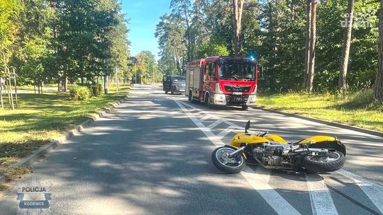 Śmiertelny wypadek z udziałem motocyklisty