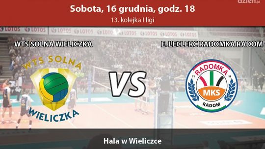 Solna Wieliczka - E. Leclerc Radomka Radom (relacja LIVE)