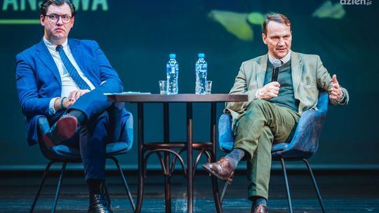 Spotkanie autorskie z Radosławem Sikorskim. Była dyskusja z publicznością