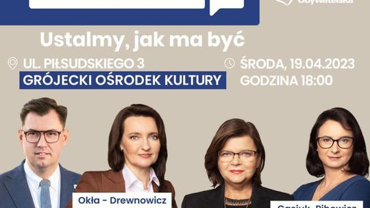 Spotkanie z posłami Platformy Obywatelskiej w Grójcu