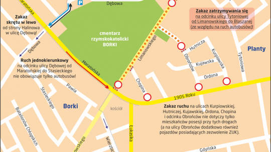 Sprawdź jak dojechać na cmentarze