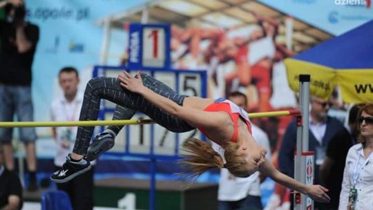 Srebro Anety Rydz w skoku wzwyż podczas mistrzostw kraju w lekkiej atletyce