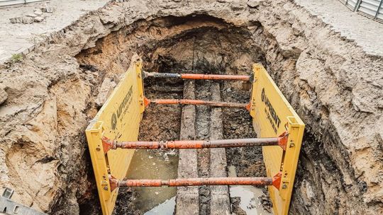 Średniowieczna zabudowa przy ul. Esterki