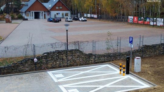 Stacja ładowania pojazdów elektrycznych w Muzeum Wsi Radomskiej 