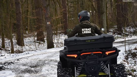 Straż Leśna na quadach