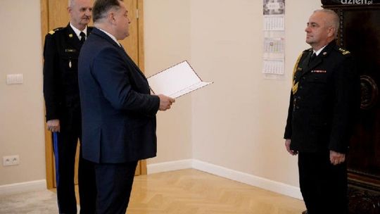 Strażacy z nowym komendantem