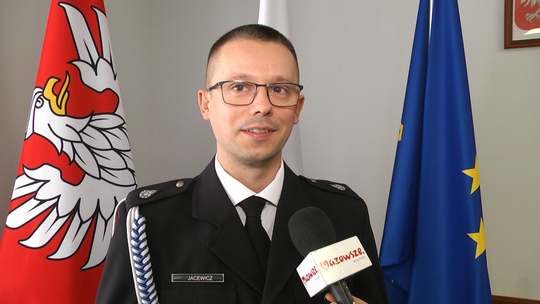 Strażak z Przysuchy z tytułem Strażaka Miesiąca Strażak z Przysuchy z tytułem Strażaka Miesiąca