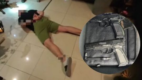 Strzelanina w Radomiu! Zatrzymany przez antyterrorystów miał dwa pistolety pneumatyczne i... 20 gram marihuany