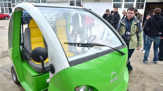 Studenci jeździli ekologicznie. Testy Elipsy