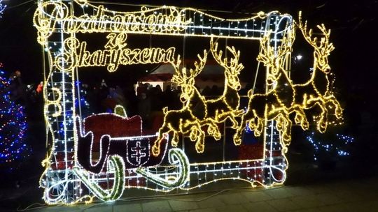 Świąteczna iluminacja rozbłysła w Skaryszewie