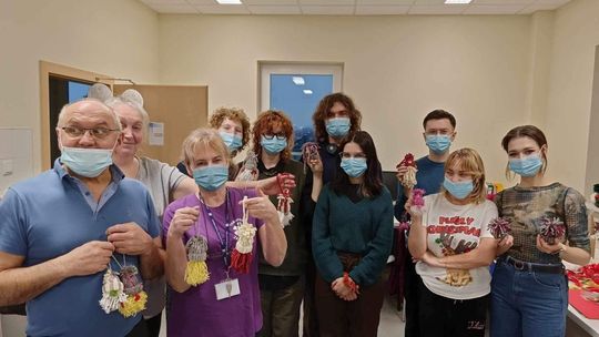 Świąteczne ozdoby w radomskim szpitalu