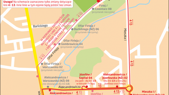 Świąteczne zmiany w kursach autobusów