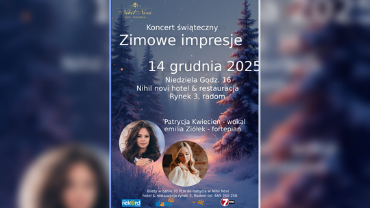 Świąteczny koncert w Radomiu – kolędy, pastorałki i światowe przeboje w wyjątkowych aranżacjach