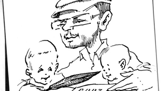 Szare i sylwestrowe czyli poezja i rysunek w jednym