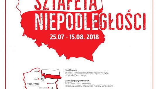 Sztafeta Niepodległości z Jedlni wyruszyła w dalszą drogę!