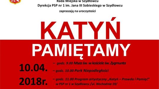 Szydłowiec. 78 rocznica Zbrodni Katyńskiej Szydłowiec. 78 rocznica Zbrodni Katyńskiej