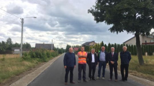 Szydłowiec. Droga Szydłowiec-Wysocko oddana do użytku