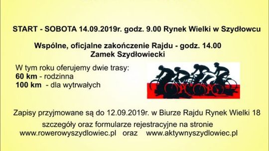 Szydłowiec. II Rajd Rowerowy dla Niepodległej