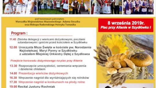 Szydłowiec. Już niebawem gminne dożynki