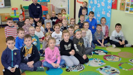 Szydłowiec. Policjanci z wizytą w przedszkolu