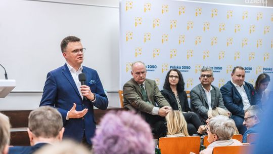 Szymon Hołownia spotkał się z mieszkańcami