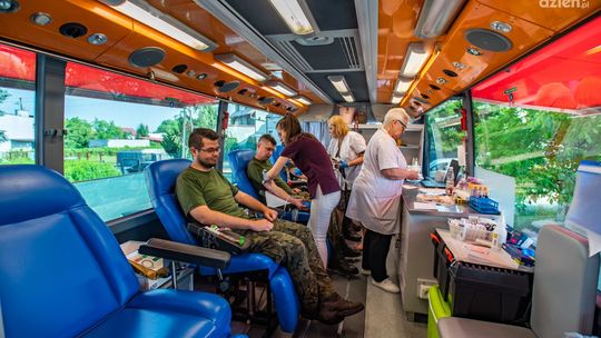 Terytorialsi po raz kolejny oddali krew, której w wakacje zawsze brakuje