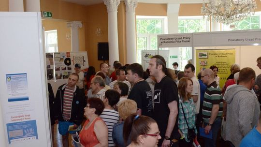 Tłumy na targach pracy w Pionkach