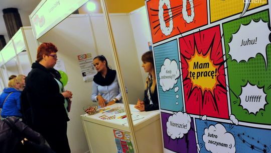 Tłumy na tragach pracy