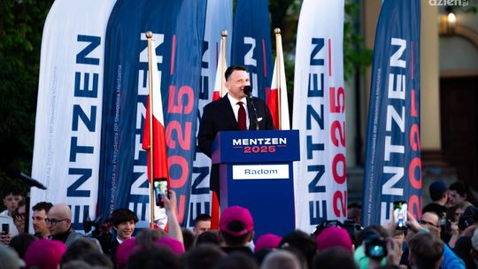 Tłumy radomian na wyborczym spotkaniu ze Sławomirem Mentzenem