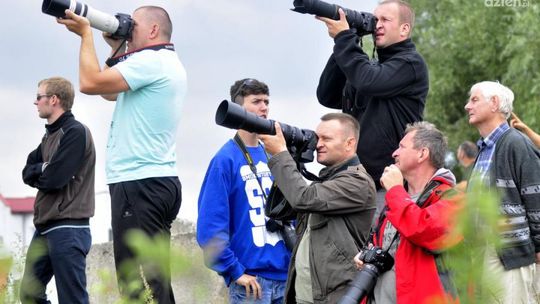 Tłumy spotterów wokół radomskiego lotniska