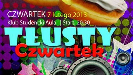 Tłusty czwartek w Auli - Wybierz taniec zamiast pączka...