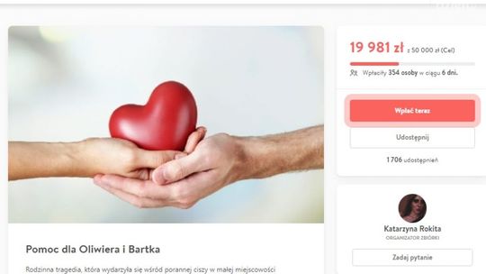 Tragedia w Rozniszewie. Ruszyła zbiórka na pomoc dzieciom