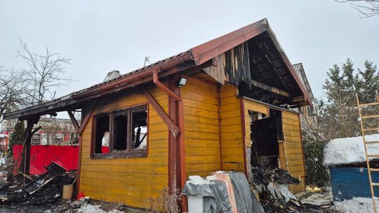 Tragiczny pożar domu letniskowego. Nie żyje mężczyzna